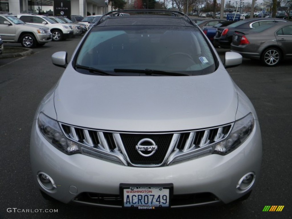 2009 Murano LE AWD - Brilliant Silver Metallic / Black photo #3