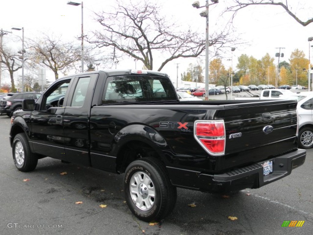 Black 2009 Ford F150 STX SuperCab 4x4 Exterior Photo #58065160