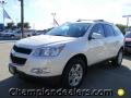 2012 White Diamond Tricoat Chevrolet Traverse LT  photo #1