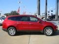 2012 Crystal Red Tintcoat Chevrolet Traverse LT  photo #4