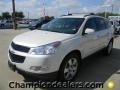 2012 White Diamond Tricoat Chevrolet Traverse LT  photo #1