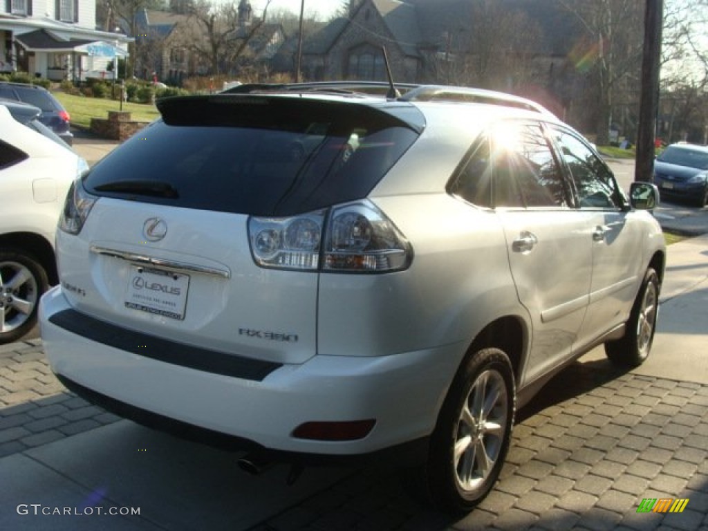 2009 RX 350 AWD - Crystal White Mica / Parchment photo #4