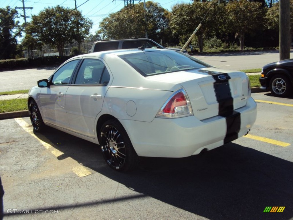 2008 Fusion SE V6 - White Suede / Camel photo #5