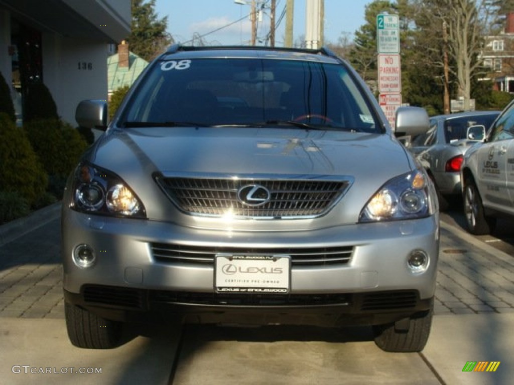 2008 RX 400h AWD Hybrid - Classic Silver Metallic / Black photo #2