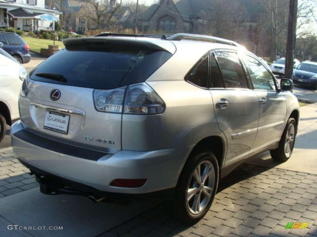 2008 RX 400h AWD Hybrid - Classic Silver Metallic / Black photo #4