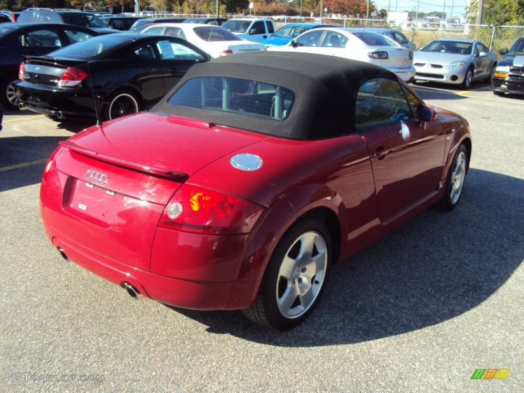 2002 TT 1.8T quattro Roadster - Amulet Red / Ebony photo #7