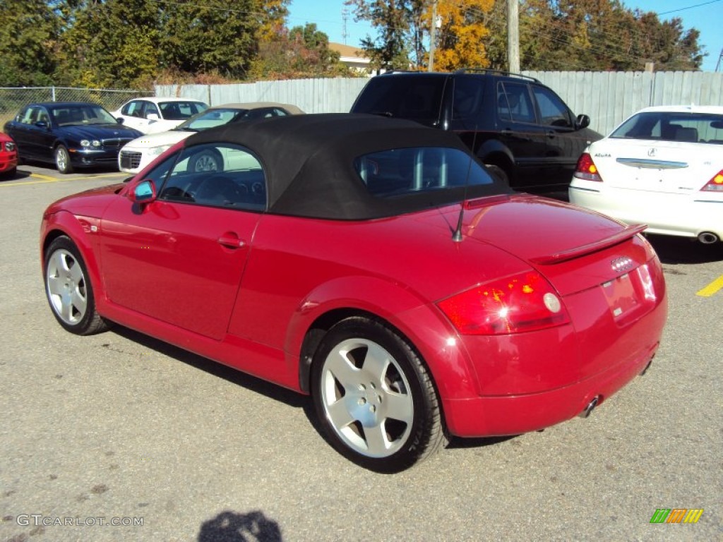 2002 TT 1.8T quattro Roadster - Amulet Red / Ebony photo #8