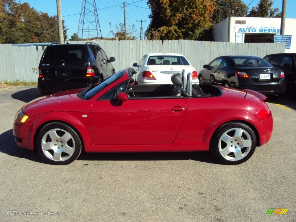 Amulet Red 2002 Audi TT 1.8T quattro Roadster Exterior Photo #58066830