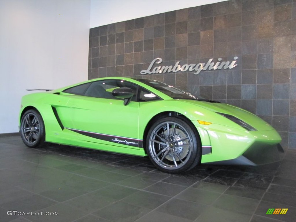 Verde Ithaca Pearl Effect 2012 Lamborghini Gallardo LP 570-4 Superleggera Exterior Photo #58066890