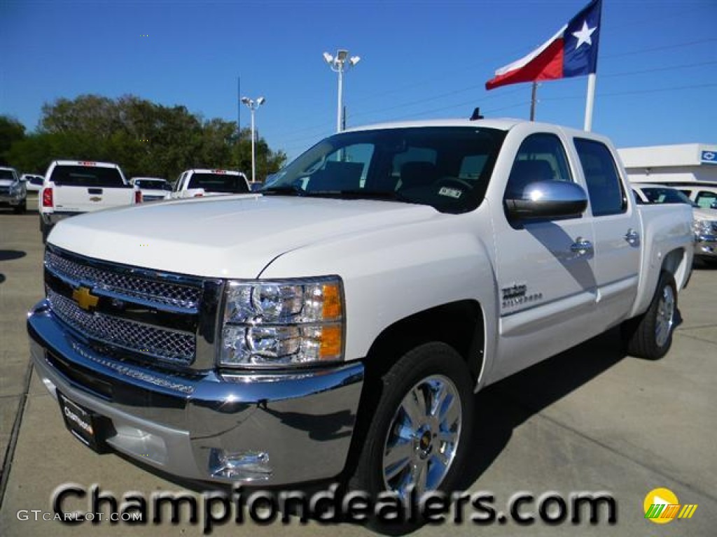 2012 Silverado 1500 LT Crew Cab - Summit White / Ebony photo #1