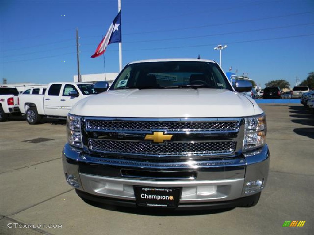 2012 Silverado 1500 LT Crew Cab - Summit White / Ebony photo #2