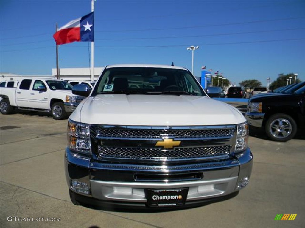 2012 Silverado 1500 LT Crew Cab - Summit White / Ebony photo #2