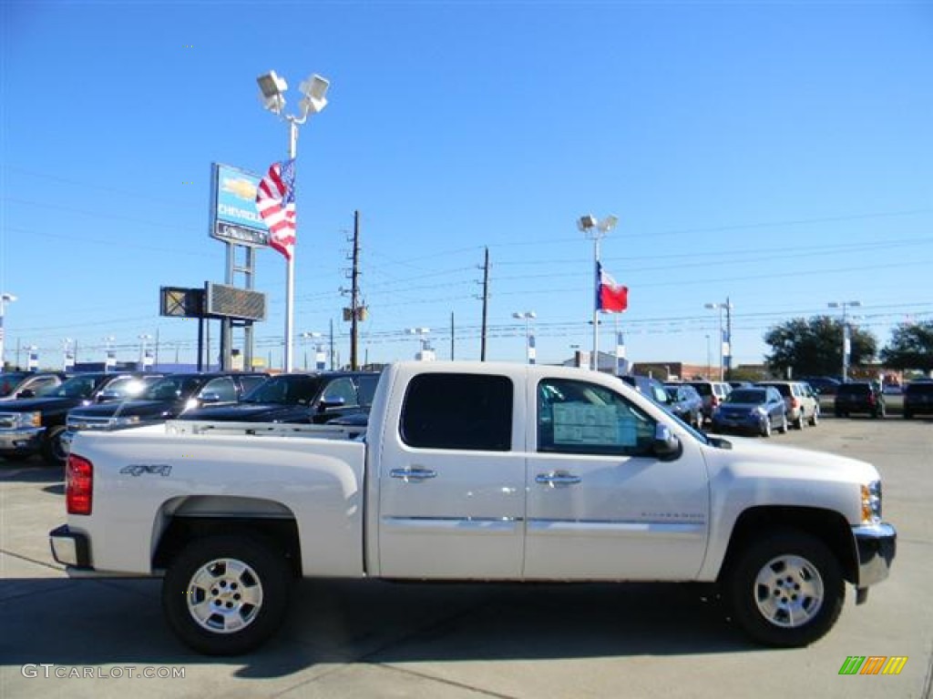 2012 Silverado 1500 LT Crew Cab 4x4 - White Diamond Tricoat / Ebony photo #4