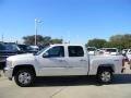 White Diamond Tricoat 2012 Chevrolet Silverado 1500 LT Crew Cab 4x4 Exterior