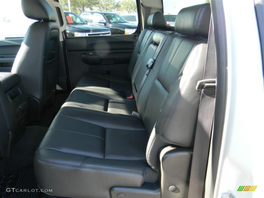 Ebony Interior 2012 Chevrolet Silverado 1500 LT Crew Cab 4x4 Photo #58067691