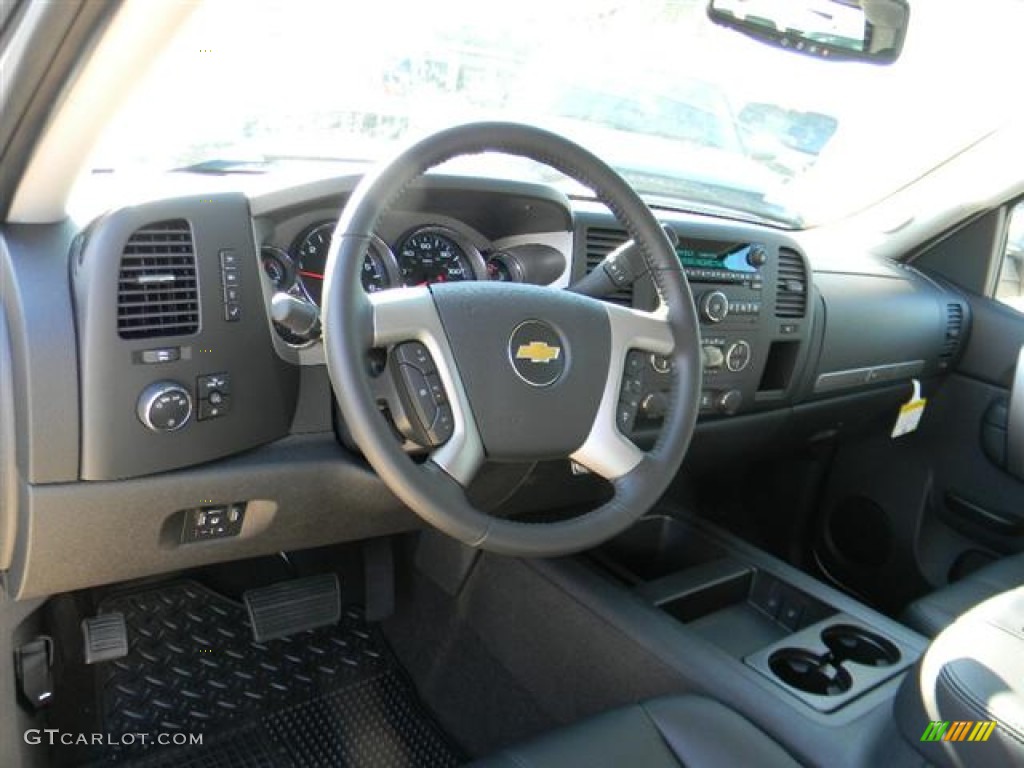 2012 Silverado 1500 LT Crew Cab 4x4 - White Diamond Tricoat / Ebony photo #12