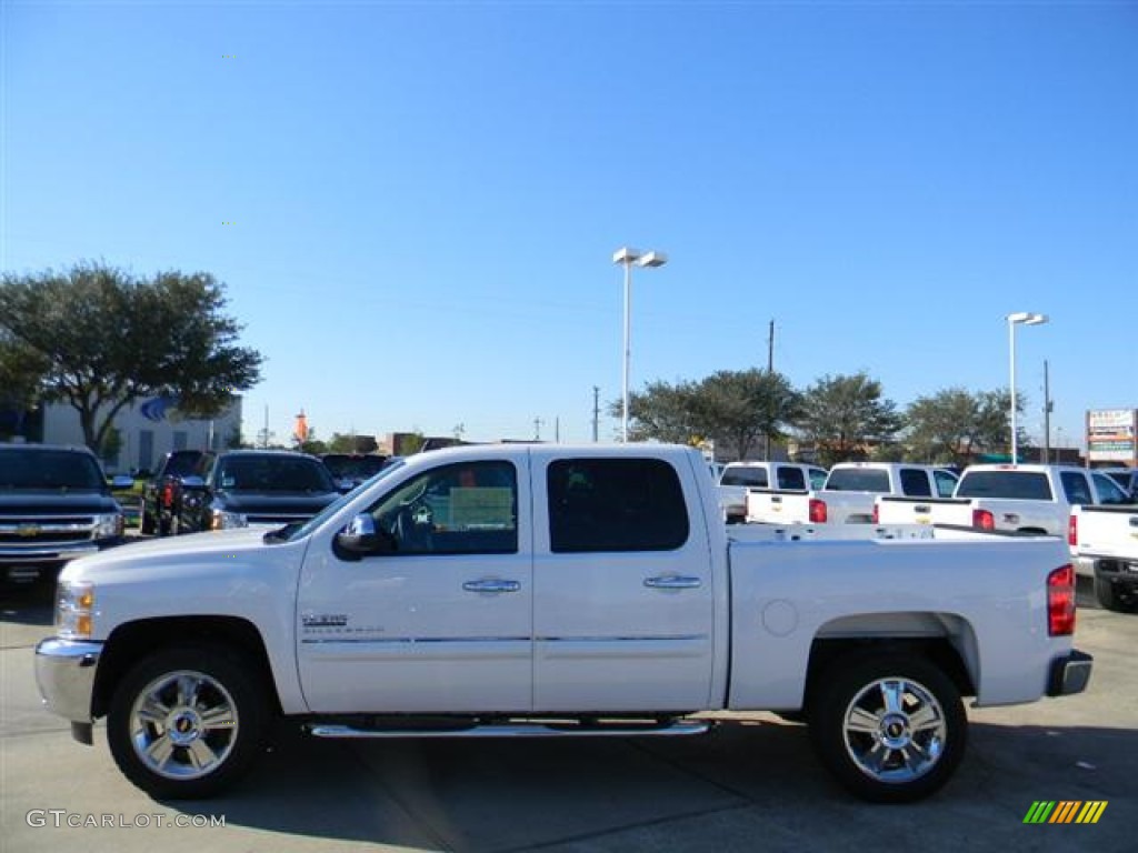 2012 Silverado 1500 LT Crew Cab - Summit White / Ebony photo #8