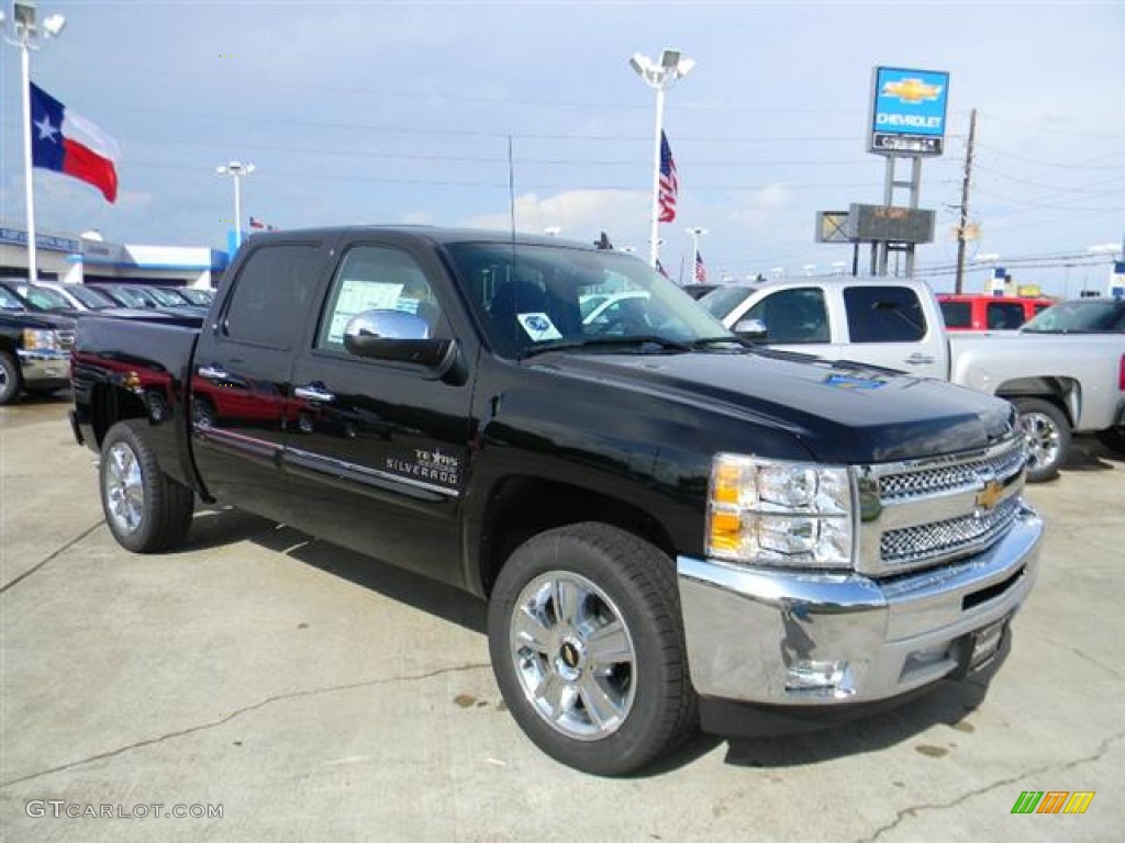 2012 Silverado 1500 LT Crew Cab - Black / Ebony photo #3