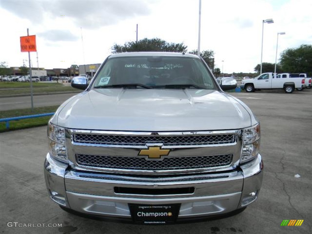 2012 Silverado 1500 LT Crew Cab - Silver Ice Metallic / Ebony photo #2