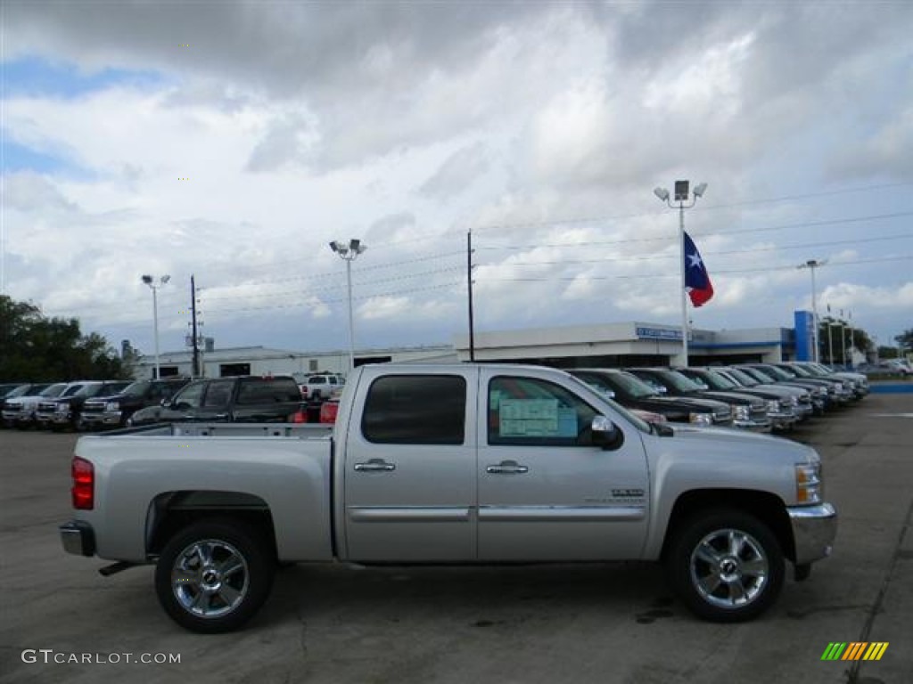 2012 Silverado 1500 LT Crew Cab - Silver Ice Metallic / Ebony photo #4