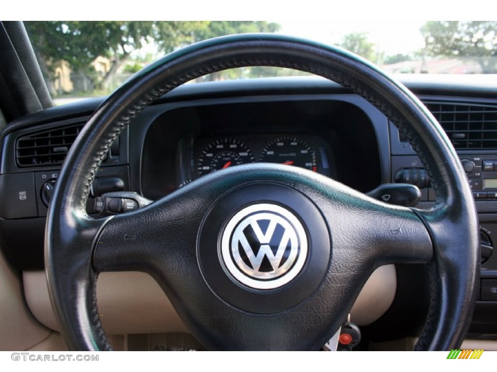 2002 Cabrio GLX - Black / Beige photo #65