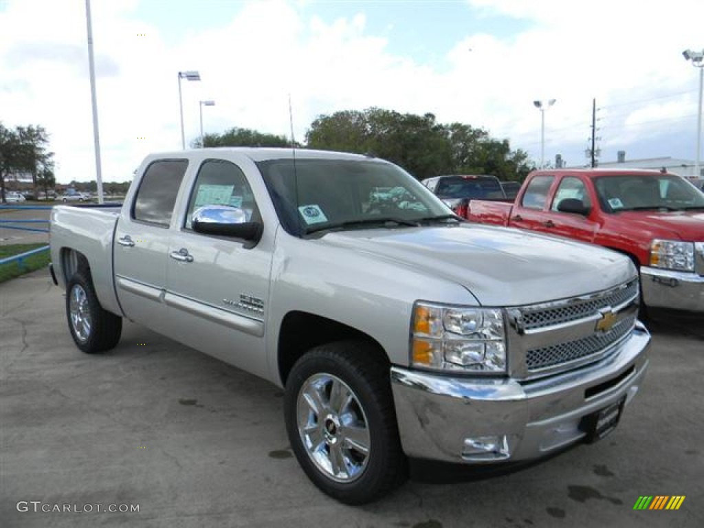 2012 Silverado 1500 LT Crew Cab - Silver Ice Metallic / Ebony photo #3
