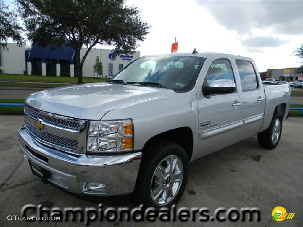 2012 Silverado 1500 LT Crew Cab - Silver Ice Metallic / Ebony photo #1