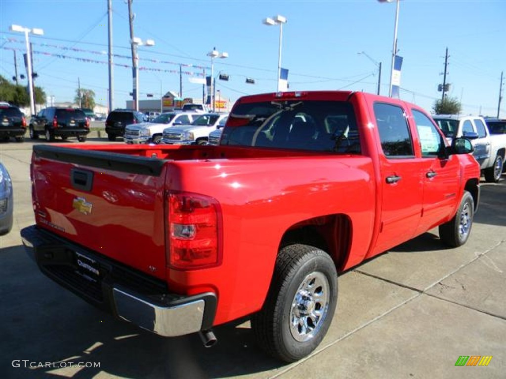 2012 Silverado 1500 LT Crew Cab - Victory Red / Ebony photo #5