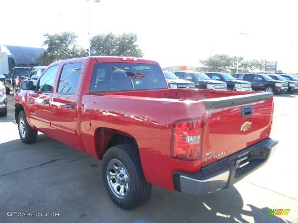 2012 Silverado 1500 LT Crew Cab - Victory Red / Ebony photo #7