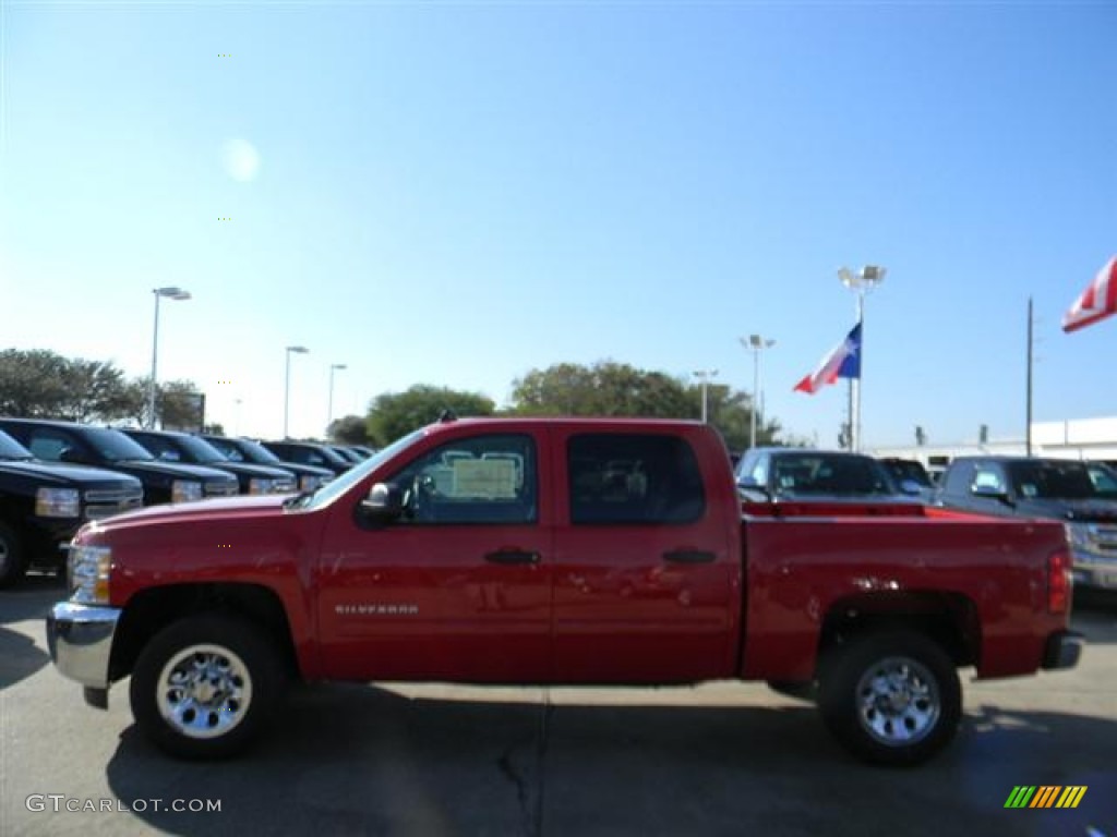 2012 Silverado 1500 LT Crew Cab - Victory Red / Ebony photo #8