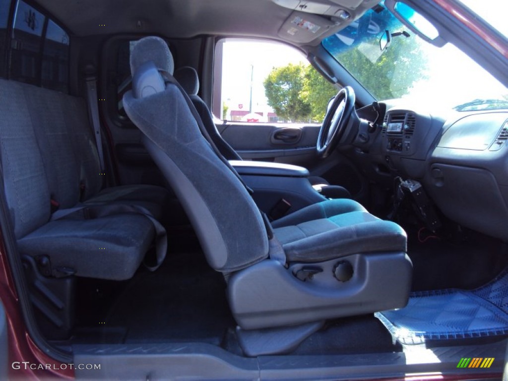 2002 F150 XLT SuperCab 4x4 - Toreador Red Metallic / Dark Graphite photo #10