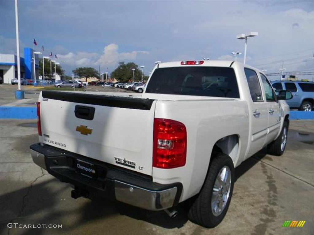 2012 Silverado 1500 LT Crew Cab - White Diamond Tricoat / Ebony photo #5