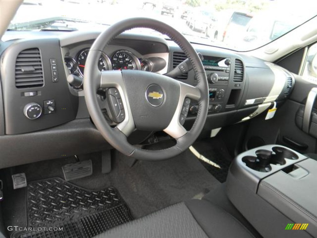 2012 Silverado 1500 LT Crew Cab - White Diamond Tricoat / Ebony photo #12