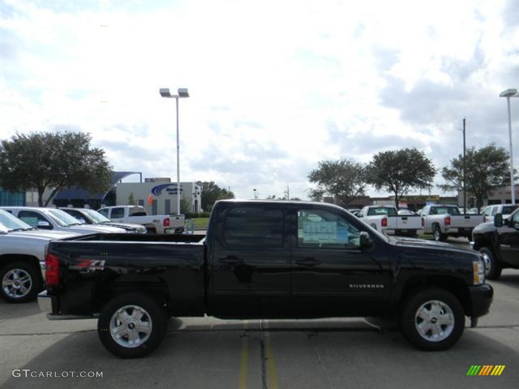 2012 Silverado 1500 LT Crew Cab 4x4 - Black / Ebony photo #4