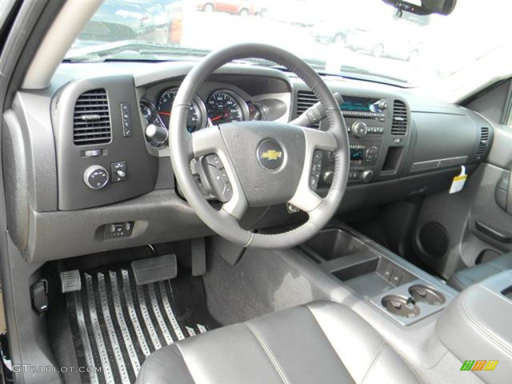 2012 Silverado 1500 LT Crew Cab 4x4 - Black / Ebony photo #12