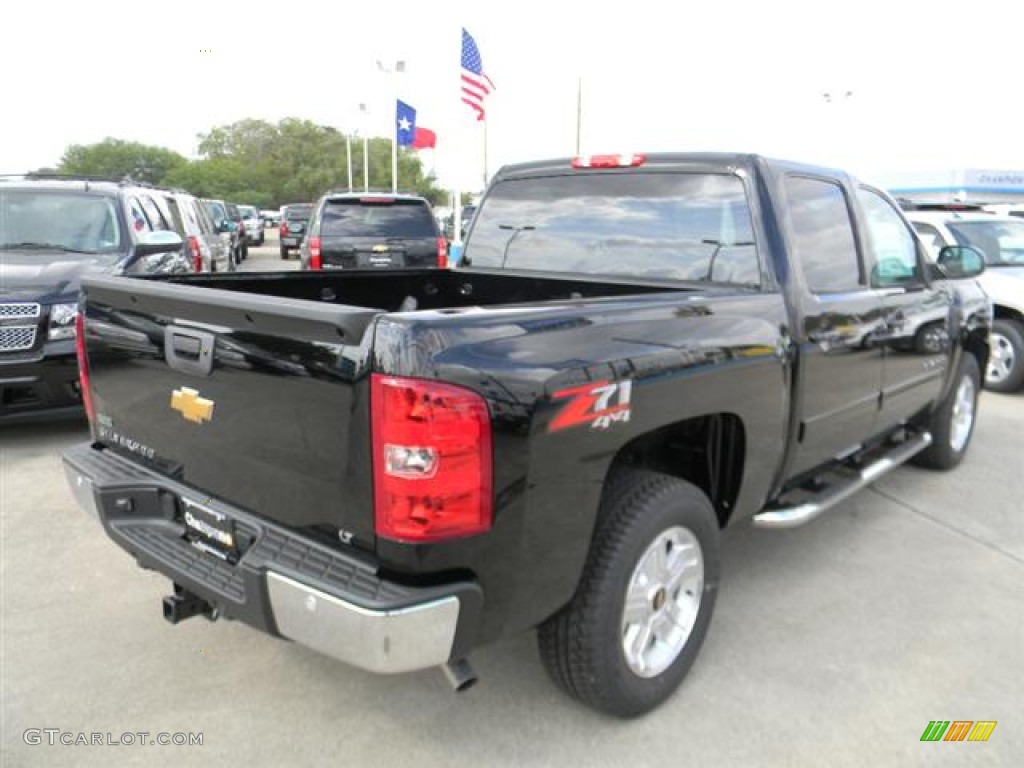 2012 Silverado 1500 LT Crew Cab 4x4 - Black / Ebony photo #5