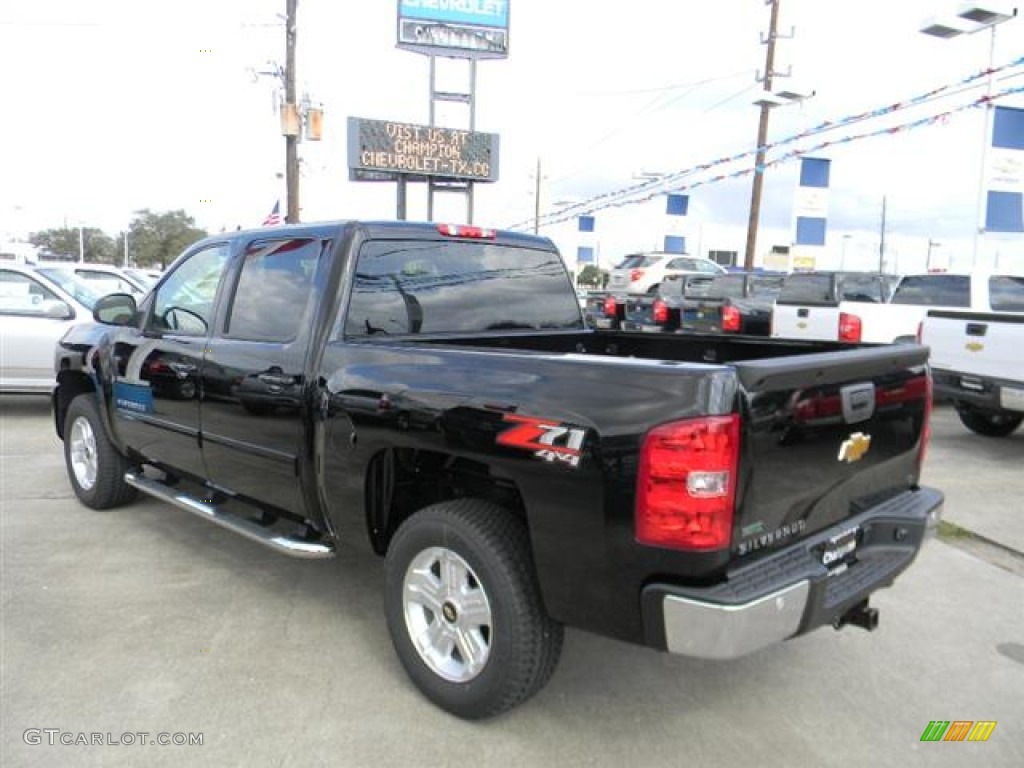 2012 Silverado 1500 LT Crew Cab 4x4 - Black / Ebony photo #6