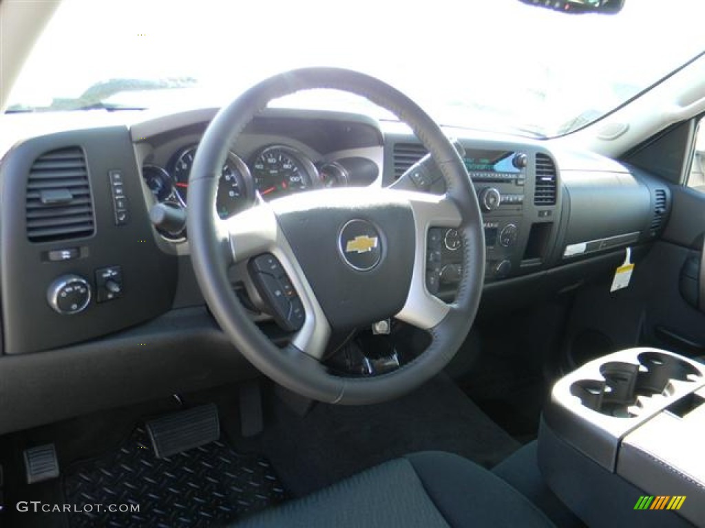 2012 Silverado 1500 LT Crew Cab - White Diamond Tricoat / Ebony photo #12