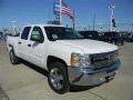 2012 Summit White Chevrolet Silverado 1500 LT Crew Cab  photo #3