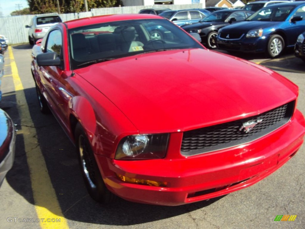 2006 Mustang V6 Premium Coupe - Torch Red / Dark Charcoal photo #1