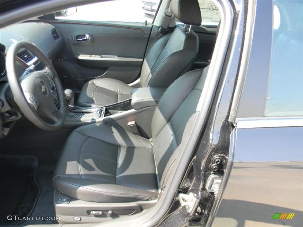 Ebony Interior 2012 Chevrolet Malibu LTZ Photo #58072173