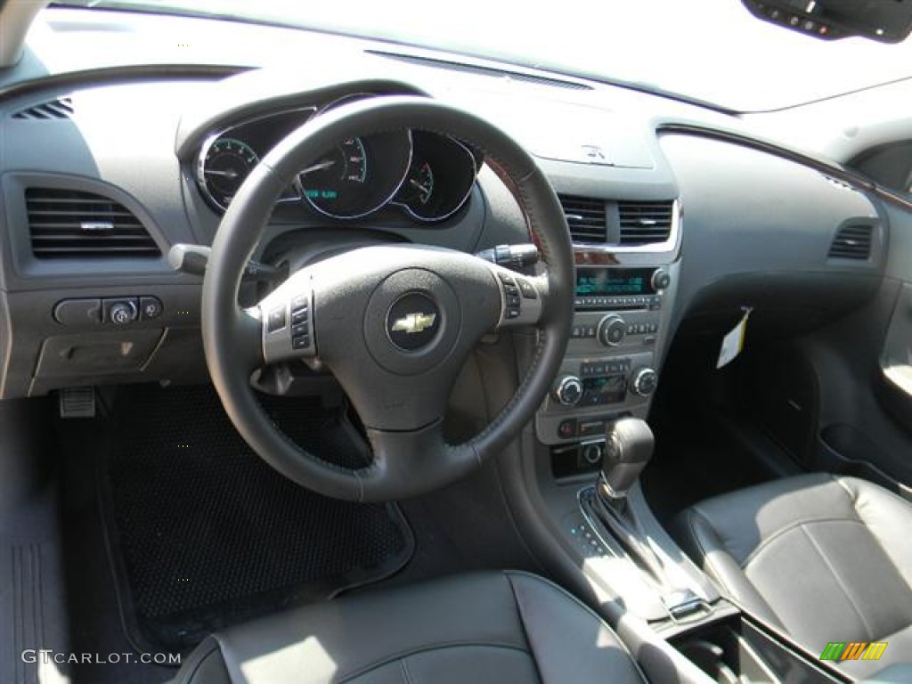 2012 Chevrolet Malibu LTZ Ebony Dashboard Photo #58072182