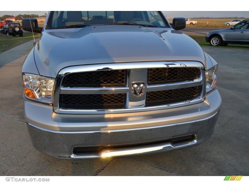 2011 Ram 1500 SLT Quad Cab - Bright Silver Metallic / Dark Slate Gray/Medium Graystone photo #10