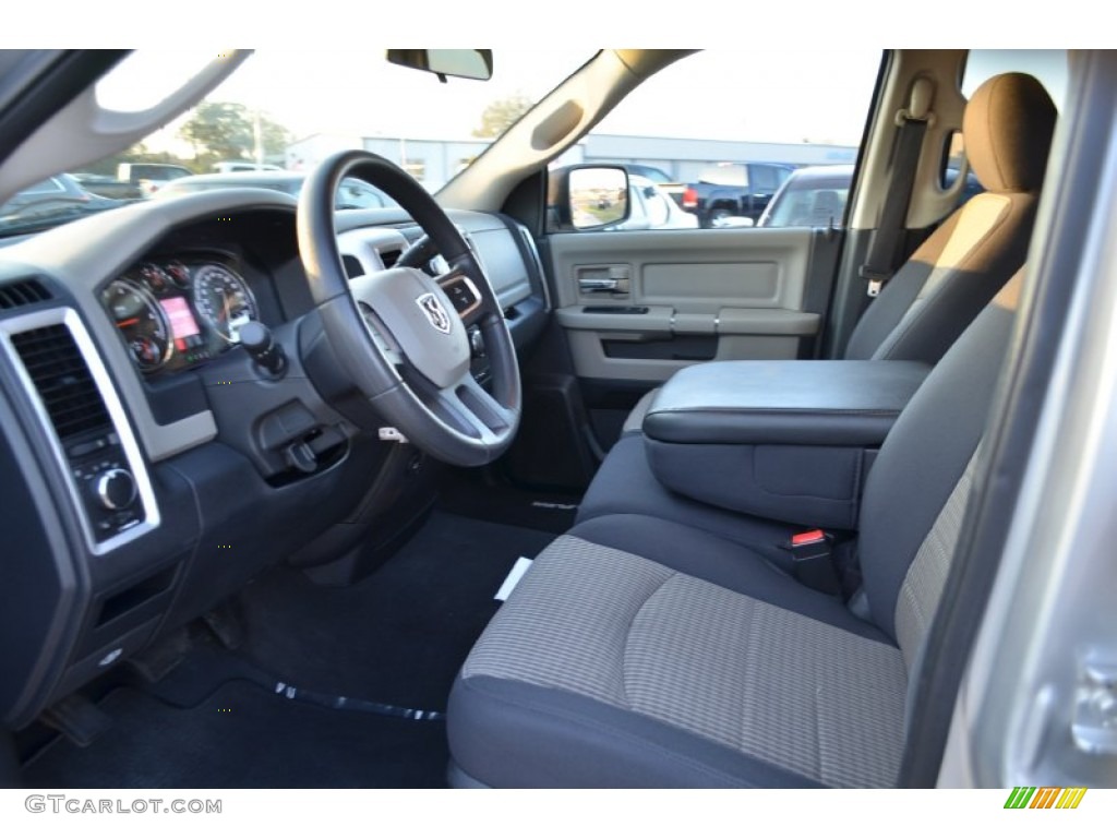2011 Ram 1500 SLT Quad Cab - Bright Silver Metallic / Dark Slate Gray/Medium Graystone photo #15