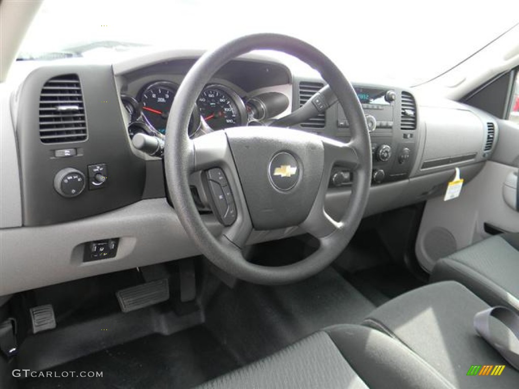 2012 Chevrolet Silverado 3500HD WT Crew Cab Chassis Dark Titanium Dashboard Photo #58072430