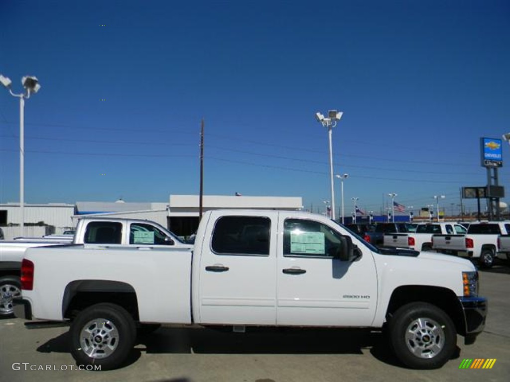 Summit White 2012 Chevrolet Silverado 2500HD LT Crew Cab Exterior Photo #58072583