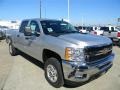 2012 Silver Ice Metallic Chevrolet Silverado 2500HD LT Crew Cab  photo #3