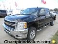 Black 2012 Chevrolet Silverado 2500HD LT Crew Cab