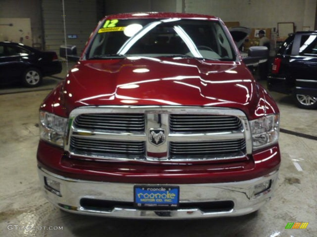 Deep Cherry Red Crystal Pearl Dodge Ram 1500