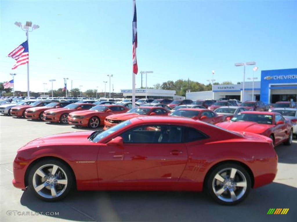 2012 Camaro SS/RS Coupe - Victory Red / Black photo #8